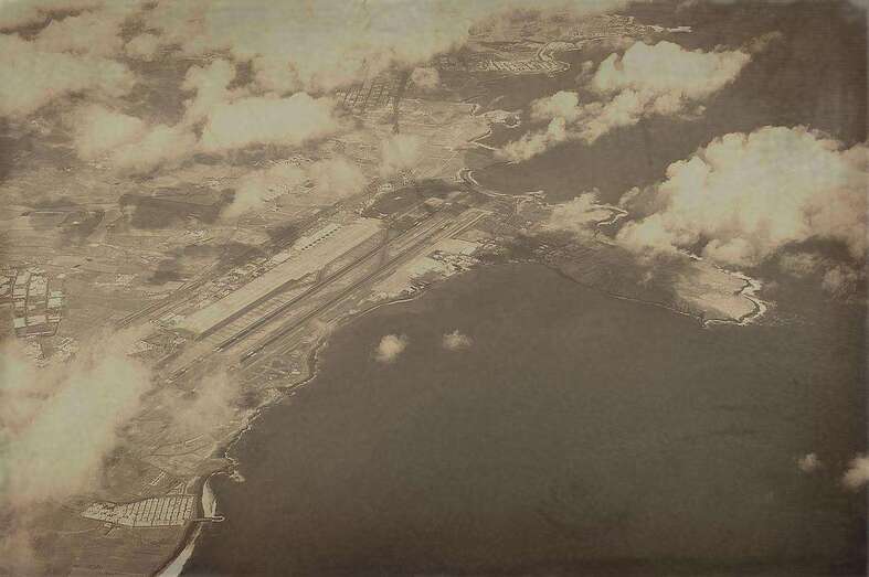 Bahía de Gando, vista aérea/Multimedia.